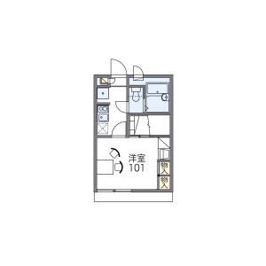 1K Apartment in Nakajimacho - Nishinomiya-shi Floorplan