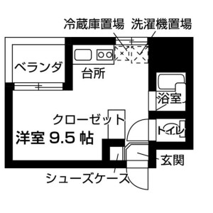 1K Mansion in Higashiueno - Taito-ku Floorplan