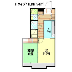 1LDK 맨션 in Edogawa(1-3-chome.4-chome1-14-ban) - Edogawa-ku Floorplan