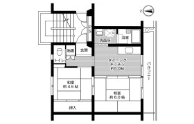 滨松市天龙区二俣町鹿島-2DK公寓大厦
