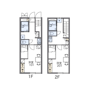 1K Apartment in Ishie - Aomori-shi Floorplan