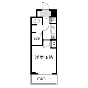 1K Mansion in Daido - Osaka-shi Tennoji-ku Floorplan
