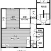 2LDK Apartment to Rent in Hakodate-shi Floorplan