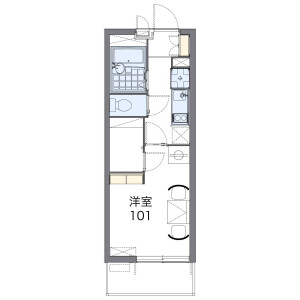 1K Mansion in Fukuroyama - Koshigaya-shi Floorplan