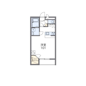 1K Apartment in Shindenjuku - Zama-shi Floorplan