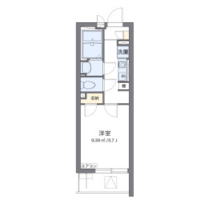 1K Mansion in Higashiyotsugi - Katsushika-ku Floorplan