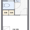 1K Apartment to Rent in Daito-shi Floorplan