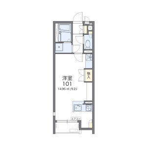 1R Apartment in Iko - Adachi-ku Floorplan