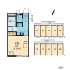 1K Apartment to Rent in Kitakyushu-shi Tobata-ku Layout Drawing