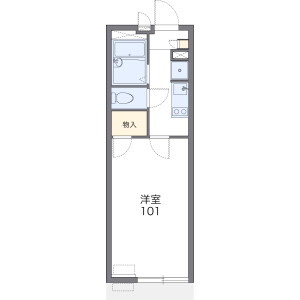 1K Mansion in Ekimaedori - Utsunomiya-shi Floorplan