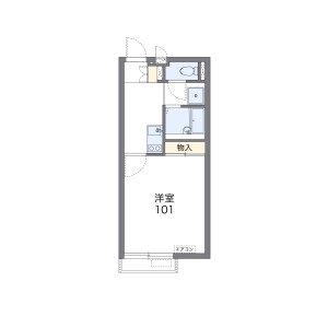 1K Apartment in Matsugaecho - Sagamihara-shi Minami-ku Floorplan