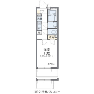 1K Mansion in Higashishinagawa - Shinagawa-ku Floorplan