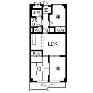 3LDK Mansion in Owariasahi-shi Floorplan