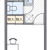 1K Apartment to Rent in Ageo-shi Floorplan