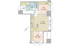 2LDK {building type} in Tsukiji - Chuo-ku