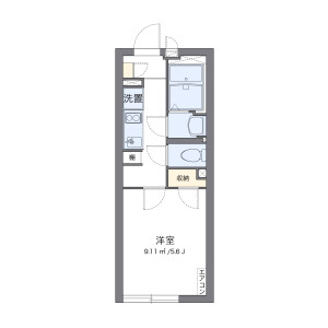 1K Apartment in Saginomiya - Nakano-ku Floorplan