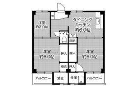 3DK Mansion in Mizushima kitakamejimacho - Kurashiki-shi