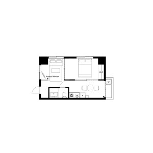 1LDK Mansion in Shiokusa - Osaka-shi Naniwa-ku Floorplan