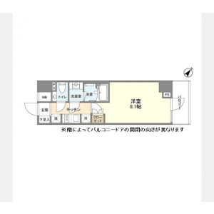 1K Mansion in Izumi - Suginami-ku Floorplan