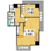 1LDK Apartment to Rent in Osaka-shi Yodogawa-ku Floorplan
