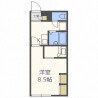 1K Apartment to Rent in Oyama-shi Floorplan