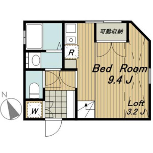 1R Mansion in Minamiaoyama - Minato-ku Floorplan