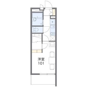 1K Mansion in Takahamacho - Suita-shi Floorplan