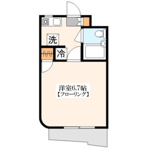 1K Mansion in Kitami - Setagaya-ku Floorplan