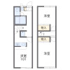 2DK Apartment to Rent in Isesaki-shi Floorplan