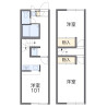 2DK Apartment to Rent in Isesaki-shi Floorplan