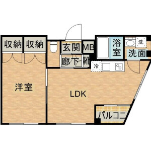 1LDK Mansion in Nerima - Nerima-ku Floorplan
