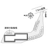 1K Apartment to Rent in Hiroshima-shi Asaminami-ku Layout Drawing
