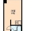 1R 맨션 to Rent in Minato-ku Floorplan