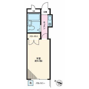 1K Mansion in Honjo - Sumida-ku Floorplan