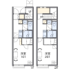 1K Apartment to Rent in Sakuragawa-shi Floorplan