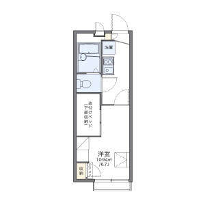 1K Apartment in Kamimachiya - Kamakura-shi Floorplan