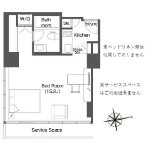 1R Mansion in Konan - Minato-ku Floorplan