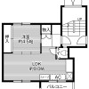 1LDK Apartment to Rent in Otaru-shi Floorplan