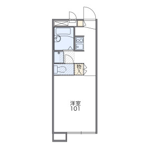 1K Apartment in Otacho - Minokamo-shi Floorplan