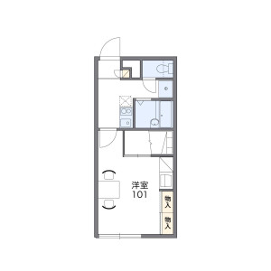 1K Mansion in Hachiken 4-johigashi - Sapporo-shi Nishi-ku Floorplan
