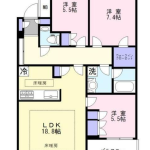 3SLDK Apartment