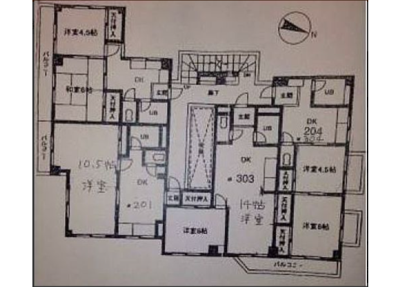 Whole Building Apartment to Buy in Chiba-shi Chuo-ku Floorplan
