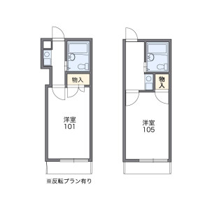 1K Apartment in Tajimacho - Kawasaki-shi Kawasaki-ku Floorplan