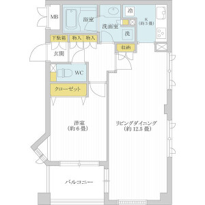 1LDK Mansion in Sengoku - Bunkyo-ku Floorplan