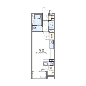 1R Apartment in Yasunakacho - Yao-shi Floorplan