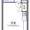 1R Apartment to Rent in Yao-shi Floorplan