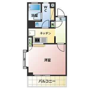 1K Mansion in Umezato - Suginami-ku Floorplan
