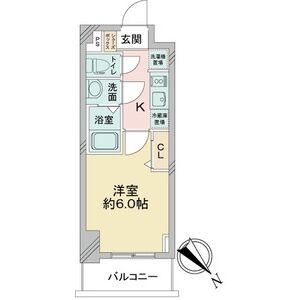 1K Mansion in Chiyoda - Nagoya-shi Naka-ku Floorplan