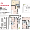 7K House to Rent in Minato-ku Floorplan