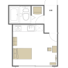1R Apartment to Rent in Taito-ku Floorplan